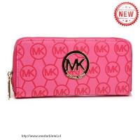 michael kors jet set continental logo groot roze portefeuilles Roermond Winkel f57nc103